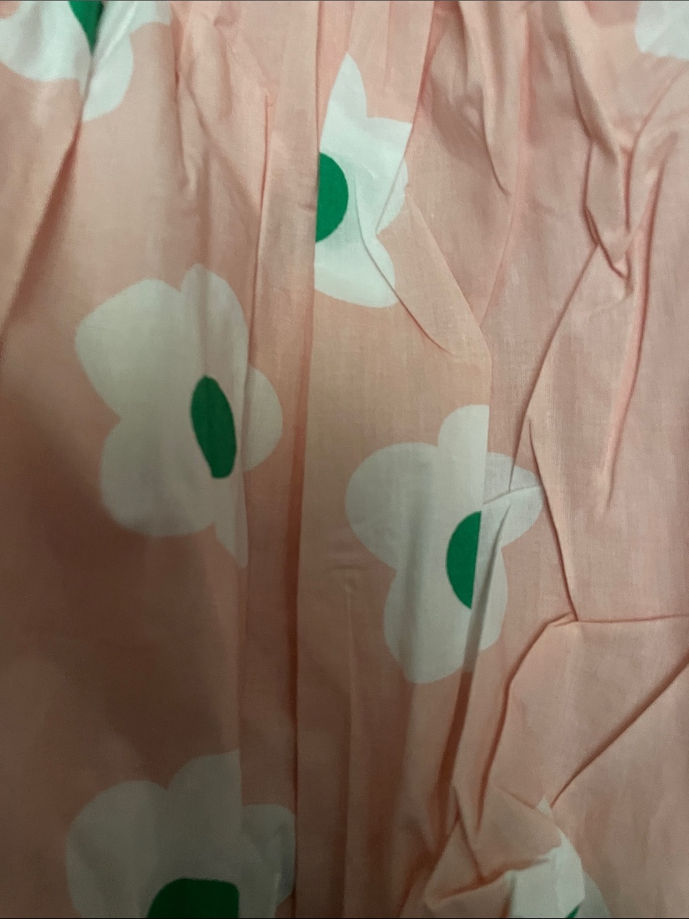 Peach Floral Puff-Sleeve Crop Top - Picture 12 of 16